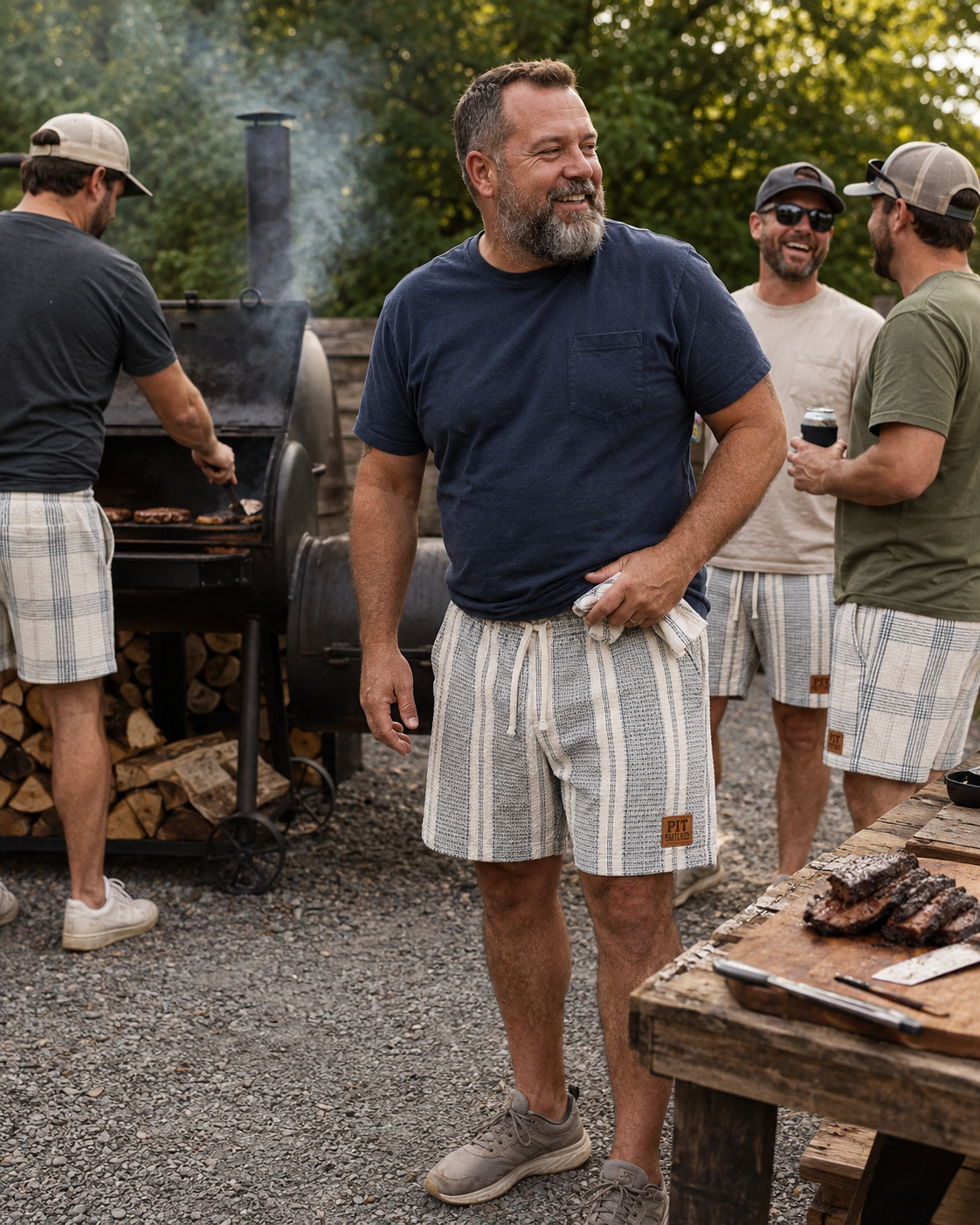 Casual outdoor barbecue 